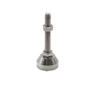 VDSRPSDLQ 4 piedini regolabili in acciaio inox 304, diametro 30 mm, piedini fissi for macchine industriali/mobili, gambe di supporto for l'equilibrio(Dia 30xM6x50mm)