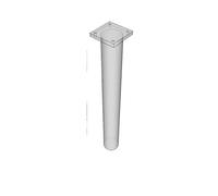 VDSRPSDLQ Gambe in acrilico, piedi trasparenti personalizzati, supporto for tavolo da pranzo, supporto for lastra di roccia color caffè, supporto for tavolo sospeso((60cm6cm))