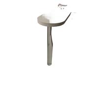 VDSRPSDLQ Gambe in acrilico, piedi trasparenti personalizzati, supporto for tavolo da pranzo, supporto for lastra di roccia color caffè, supporto for tavolo sospeso(Brushed Gold)