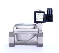 VDTOUJRDF Elettrovalvola in Acciaio Inossidabile 304 normalmente Chiusa ad Alta Pressione da 1-1/2" 1,6 MPa 0927 con modulo di Risparmio energetico(12VDC-VITION-Seal)