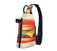VducK Borsa a tracolla per donne e uomini, borsa a tracolla a tema trattore, borsa da viaggio leggera e casual, Domani inizierò a correre, Taglia unica