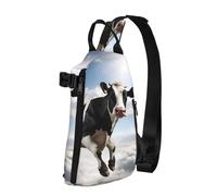 VducK Borsa a tracolla per donne e uomini, borsa a tracolla Dolci Candy Borsa da viaggio Marsupio leggero Casual Daypack, Super Mucca Volare, Taglia unica