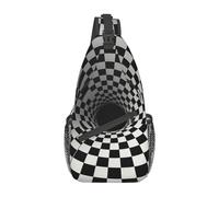 VducK Borsa a tracolla per donne uomini borsa a tracolla acquerello mucca e margherita fiore borsa da viaggio marsupio leggero casual zaino, Illusioni visive, Taglia unica