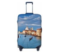 VducK Copertura elastica per valigie da viaggio, con bellissimo paesaggio del Canal Grande, alla moda, adatta per bagagli da 45,7 a 81,7 cm, Nero , M, Valigia