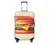 VducK Copertura elastica per valigie da viaggio, con scritta "Tomorrow I'll start running", alla moda, adatta per bagagli da 45 a 81 cm, Nero , L, Valigia