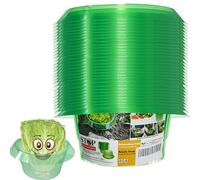 VDYXEW 30 Pezzi di collari per lumache, Anelli per Insalata per la Difesa di lumache, Efficace Protezione Contro Le lumache per Le vostre Piante da Insalata e cavoli