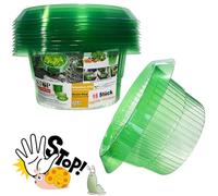 VDYXEW Collare per lumache, per Piante da Insalata e Carbone, Anti-lumache, Senza Prodotti chimici, Collo per lumache, Protegge Le Piante, per Essere più Belle(15 Pezzi)