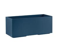 Ve.ca FIORIERA vaso RETTANGOLARE MATHERIA in plastica CON RUOTE 100CM VECA COLORE DEEP BLUE AMDGarden