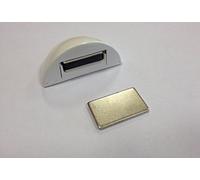 VE.CA-ITALY 10 x FERMAPORTE MAGNETICO IN DIVERSE COLORAZIONI FINTO LEGNO FERMA PORTE (BIANCO)