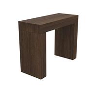 VE.CA - KILKA - Tavolo Consolle Fissa - Mobile Consolle da Ingresso - Ideale come consolle ingresso, tavolo da pranzo, arredo - Colore: Wengè - Made in Italy