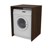 VE.CA - Mobile Coprilavatrice - Mobile lavatrice asciugatrice - Mobile lavanderia - Colore Wènge - Arredo casa - Ottime finiture in legno - Made in Italy