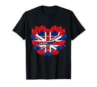 VE Day Flag 80° anniversario 2025 V E Day Celebrations Tees Maglietta