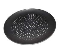 TEGLIA PER PIZZA TONDO FORATA ANTIADERENTE LAMIERA FORNO 29,5 x H 1,5 cm