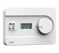 VE757900 OLYMPO LCD Termostato Ambiente da Parete con Display LCD e Manopola