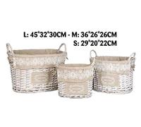 VEA SRL PORTABIANCHERIA BURANO Ovale 3pz 56459