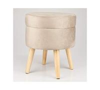 VEA SRL Pouf contenitore Tortora CLOUD, 36x36x43 cm Salotto e camera da letto, Panca contenitore e sgabello poggiapiedi CLOUD (TIA 56219)