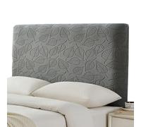 VEAI Copri Testiera Letto Matrimoniale/Singolo, Copritesta Letto Elastico Protezione Copritestiera Stampa Tinta Unita Copri Testiera Letto Matrimoniale/Singolo(Grigio Scuro,140-160cm/55-63in)