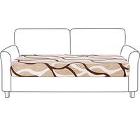 VEAI Copriseduta Divano Elasticizzato 3/2/1 Posti con Penisola Fodera per Cuscino del Sedile del Divano Fantasia Copridivano Alta qualità Protezione del Cuscino Sedile del Divano