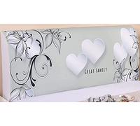 VEAI Copritestata del Letto Matrimoniale Imbottito Bianco,Copri Testata Letto Matrimoniale/Singolo Elastica Universale Copertura per Testiera per Letto (Color : Nice2, Size : 120cm)