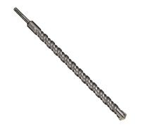 Vearter SDS PLUS Punta per trapano a martello a 4 taglienti 26 mm x 450 mm, in metallo duro YG8C, per pietra, cemento, mattoni, muratura