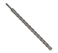 Vearter SDS PLUS Punta per trapano a martello a 4 taglienti 26 mm x 500 mm, in metallo duro YG8C, per pietra, cemento, mattoni, muratura