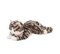 Veasbuu Cat Plush - Super Cute Realistic Doll, Cuddly Cat Stuffed Animal Plush with Fun Sound Effects, Sofa Accessory, Playroom Fun Plaything, Decorative Shelf Accent for Kids and Cats Lovers