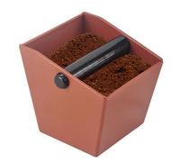 Veasbuu Coffee Grounds Box, Dump Bin, 4.64 x 4.41 Inches Non-Slip Bar, Durable ABS Body, Noise Reduction, Quick Maintenance, Ground Knock Storage for Home Baristas and Professional Cafe Stations