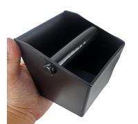 Veasbuu Coffee Grounds Box, Dump Bin, 4.64 x 4.41 Inches Non-Slip Bar, Durable ABS Body, Noise Reduction, Quick Maintenance, Ground Knock Storage for Home Baristas and Professional Cafe Stations