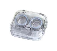 Veasbuu Custodia a contatto con pinzette, mini kit da viaggio per lenti a contatto, applicatore con scomparto sigillato indipendente, strumento di rimozione per viaggi, viaggi d'affari, casa