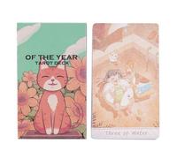 Veasbuu Fortune Raking Card Deck - Set di lettura dei tarocchi completa con guida, gioco di divinazione portatile per adulti, adolescenti, ragazzi, ragazze, ideale per il familiare, la meditazione