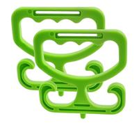 Veasbuu Grocery Bag Carrier, handle Portable Handle 2X, Ergonomic Grip Reusable Holds Up To 100lbs, 4,29 x 4,41 x 0,39 pollici, For Home Outdoor Supermarket Workplace Warehouse