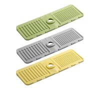 Veasbuu Kitchen Faucet Splash Guard, Sink Mat, Faucet Drip Catcher, Incline Sink Draining Pad, Drip Catcher Tray, Splash Guard Mat, Sink Splash Protector, Faucet Drip Tray, Sink Draining Pad