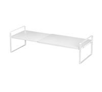 Veasbuu Kitchen Shelf, Countertop Stand, Expandable Microwave Rack, Adjustable Sink Riser, Storage Organizer, Cabinet, Space Saving, Kitchens Counter, Durabled Design Easy to Use