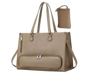 Veasbuu Laptop Tote Bag - Insulated Bag Lunch Compartment, Professional Work Bags with Multiple Pockets, Phone Tablet Book Organizer, Food and Drink Storage, Road Trip Tote for Convenient Daily Use