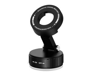 Veasbuu Magnetic Phone Holder, Auto Mount Bracket, Folding Smartphone Stand, Strong Grip and Adjustable Angle, Widely Applicable 2.4x1.61 Inches for Car, Truck, RV, Travel Use