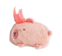 Veasbuu Plush Pencil Organizer - Cute Capybara Storage Box, Medium Size with Zipper Compartments, Soft Plush Material, Pen Pencil Holder, Stationery Supplies for Home Office School Travel