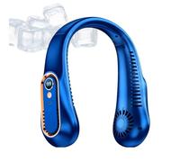 Veasbuu Premium 1200mAh Rechargeable Portable Neck Fan, Wearable Personal Body Cooling Device, Ergonomic Hands-Free Sports Fan, Summer Travel Companion For Outdoor Adventures Beach