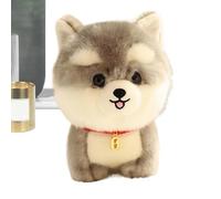 Veasbuu Realistic Stuffed Dog Plush Cute Soft Decoration Stuffed Animal Toy