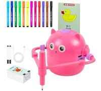Veasbuu Robot da disegno per bambini, per imparare le parole con matite colorate, robot educativo intelligente per imparare a dipingere, per aula, cameretta dei bambini, soggiorno, ragazze, prescolari