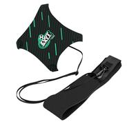 Veasbuu Soccer Ball Kick Trainer, Youth Player Equipment, Adjustable Practice Waist Belt, Skill Development Tool ol, Sturdy Portable Design for Backyard, Field, Indoor Stadium, Park, Room