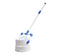 Veasbuu Tennis Ball Picker Upper, Adjustable Multiple Ball Collector, 6.3x6.3x37.8 inches Lightweight Portable Sports Equipment for Outdoor Training Backyard Play and Easy Storage