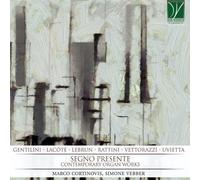 Vebber, Simone / Cortinovis, Marco Segno Presente Contemporary Organ Music (CD)