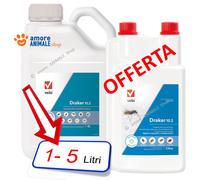 Vebi DRAKER 10.2 → 1 / 5 Litri INSETTICIDA Zanzare Mosche Cimici Formiche Pulci