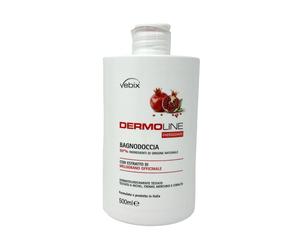 Vebix Dermoline Energizzante - Bagnodoccia con Estratto di Melograno, 500ml