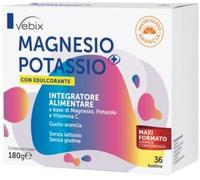 vebix magnesio potassio + con edulcorante 36 buste 5 g
