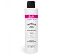 Vebix Phytamin Active - Latte detergente viso per rimuovere il trucco e le impurità, 250 ml