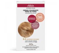 Vebix Phytamin - Color 8.0 Biondo Chiaro Colorazione Permanente, 1 Kit