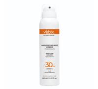 Vebix PHYTAMIN Mousse Solare Corpo SPF 30 Protezione Alta - Resistente all'Acqua 150ml