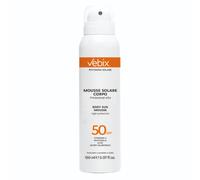 Vebix PHYTAMIN Mousse Solare Corpo SPF 50 Protezione Alta - Resistente all'Acqua 150ml