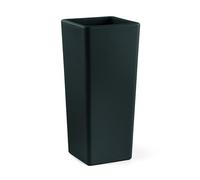 Veca | Cache-Pot Quadrato "Clou", Coprivaso Design Moderno, Plastica Resistente ai Raggi UV, Doppia Parete con Tappo di Scolo, 100% Riciclabile, per Interno ed Esterno